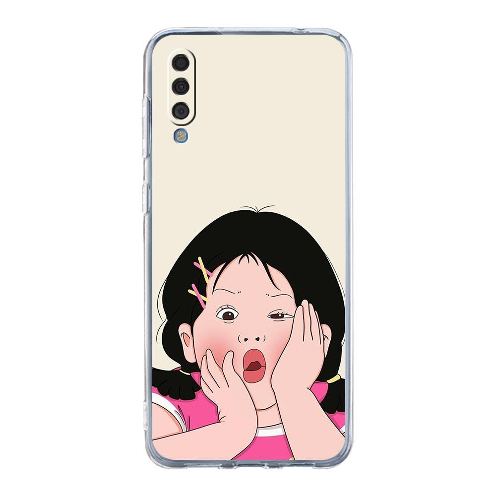 Cartoon Lustiges Jungen Mädchen Paar Hülle Für Samsung A54 A52 A50 A70 A40 A20S A20E A12 A14 A16 A22 A24 A42 A34 A32 5G A04s A06 Abdeckung