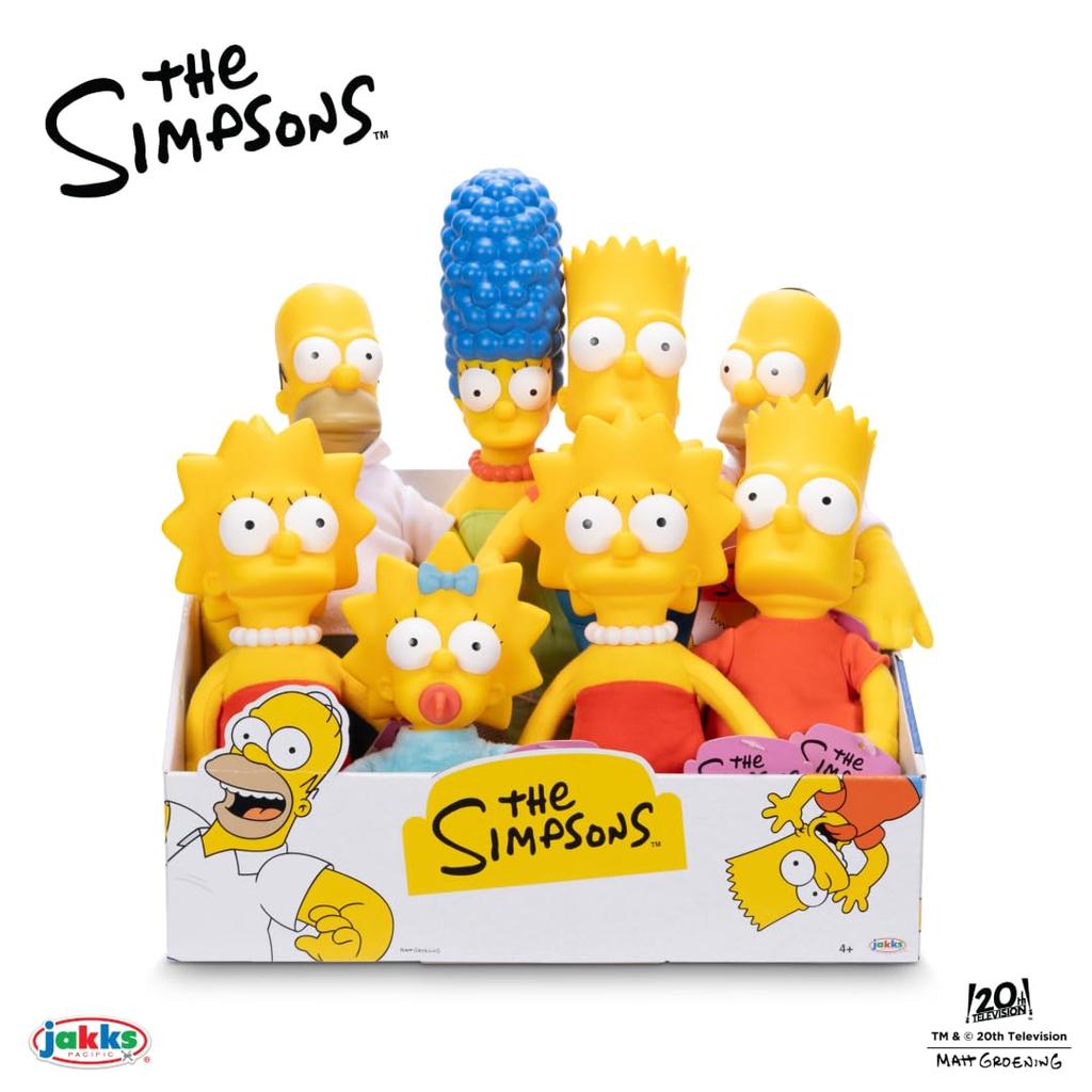 This Disney Simpsons Homer plush features a soft fabric body and a sculpted head and is an officially licensed Disney product.