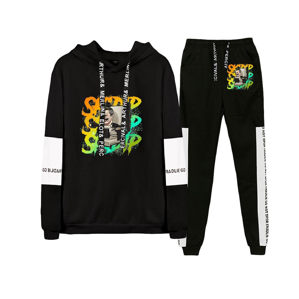 

Autumn Men Casual Skibidi Toilet Print Sets Men s Hoodies + Pants Casual Suit Sportswear Fashion Tracksuit Set Male Clothing