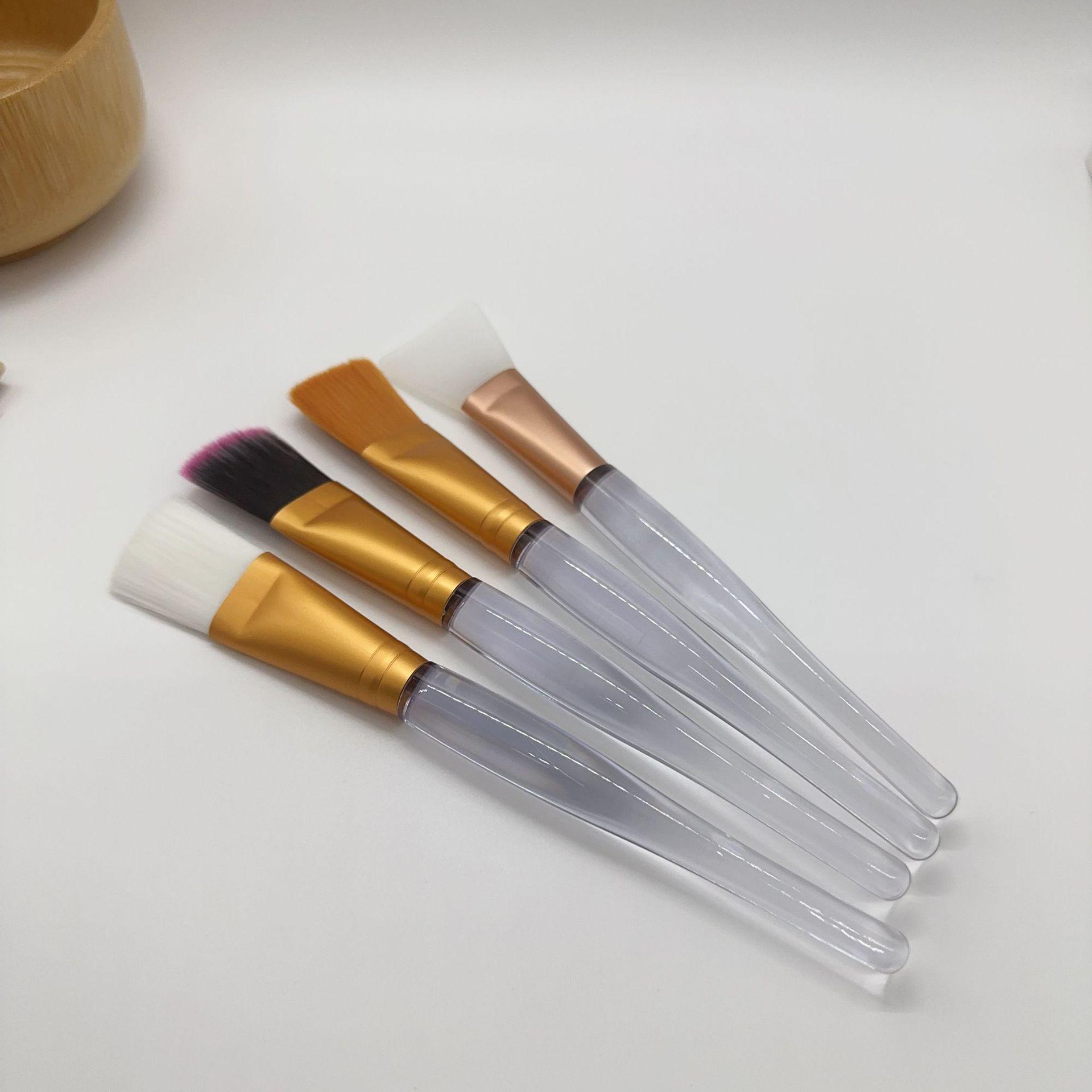 

Набор кистей с мягкой щетиной и силиконовых кистей для масок для DIY красоты и салона