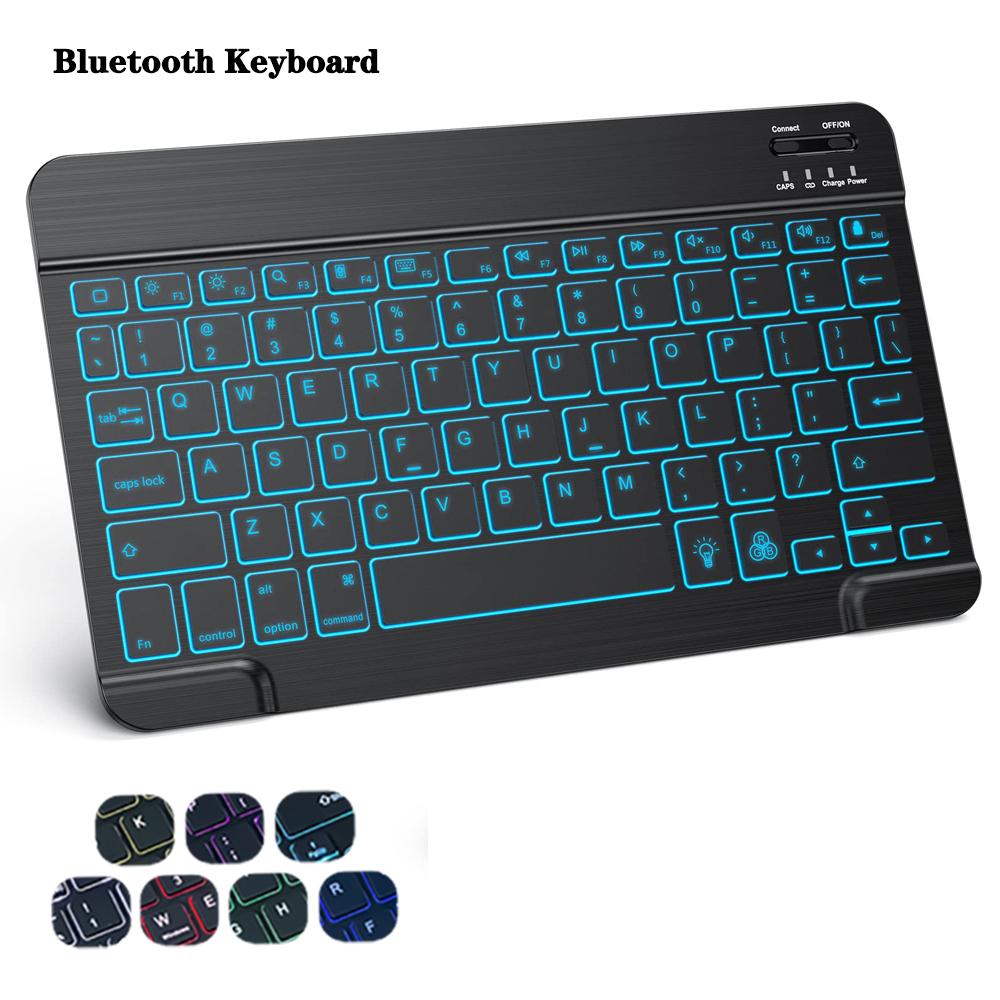 10 Lnch Wireless Bluetooth Mini Keyboard For iPad Phone Tablet Portable Bluetooth Keyboard and Mouse For Samsung Android