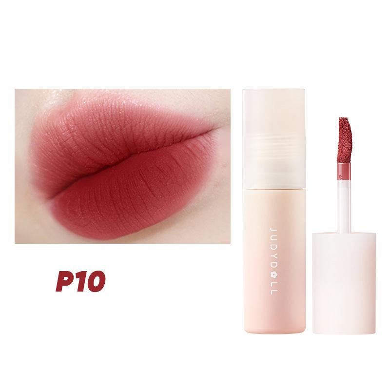 Lápiz labial Barro labial crema pequeña puré show blanco boca rojo caja ciega brillo labial mate