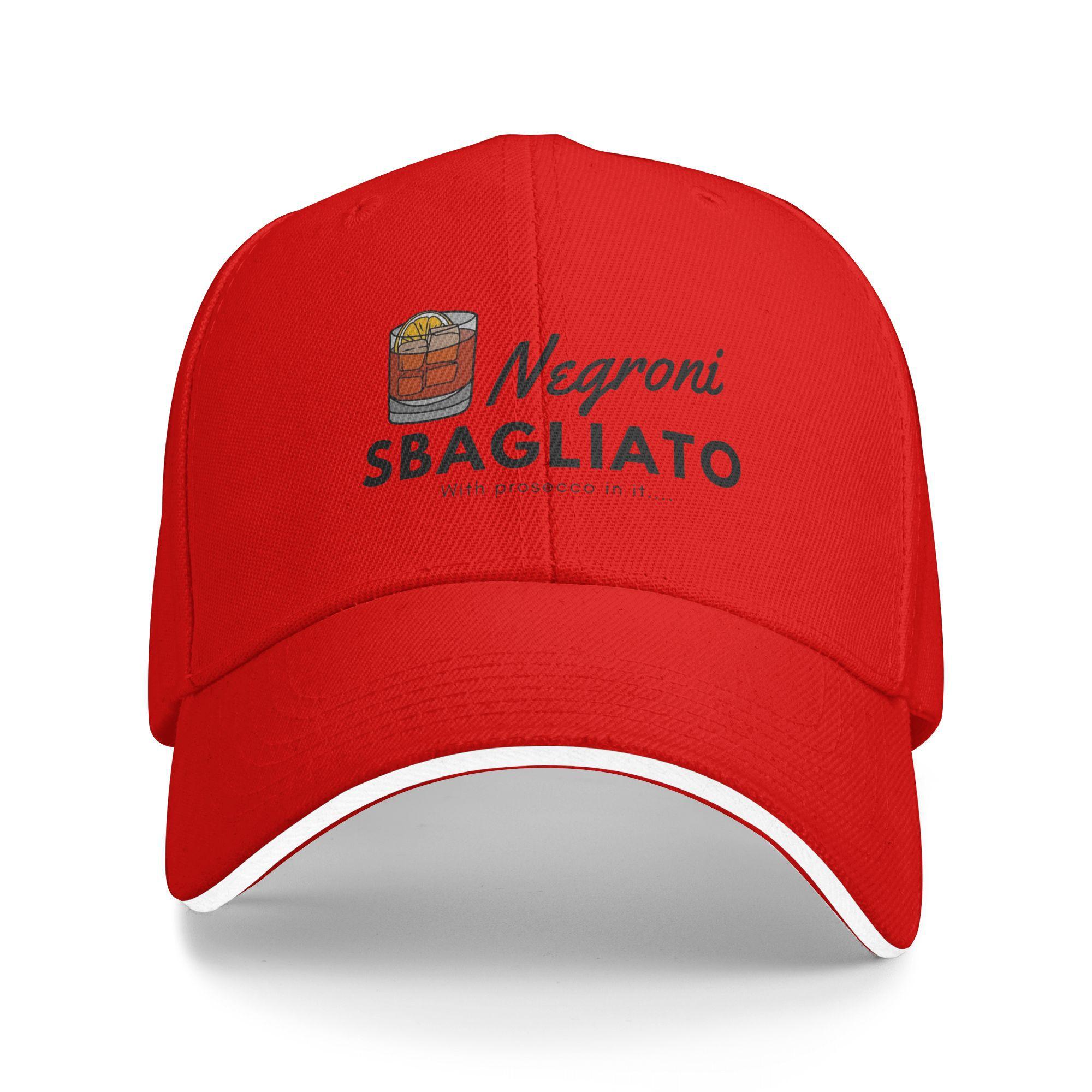 Кепка для бейсбола Negroni Sbagliato Sun Летняя Парная Женская С Принтом Кепка Тракер Регулируемая Повседневная Уличная Спортивная Бейсболка One Size