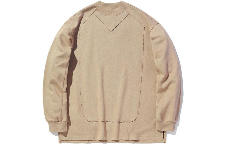 Li Ning Sweatshirts Men s Aromatherapy Apricot Crew Neck Moderate Regular AWDQ357-1 XXL