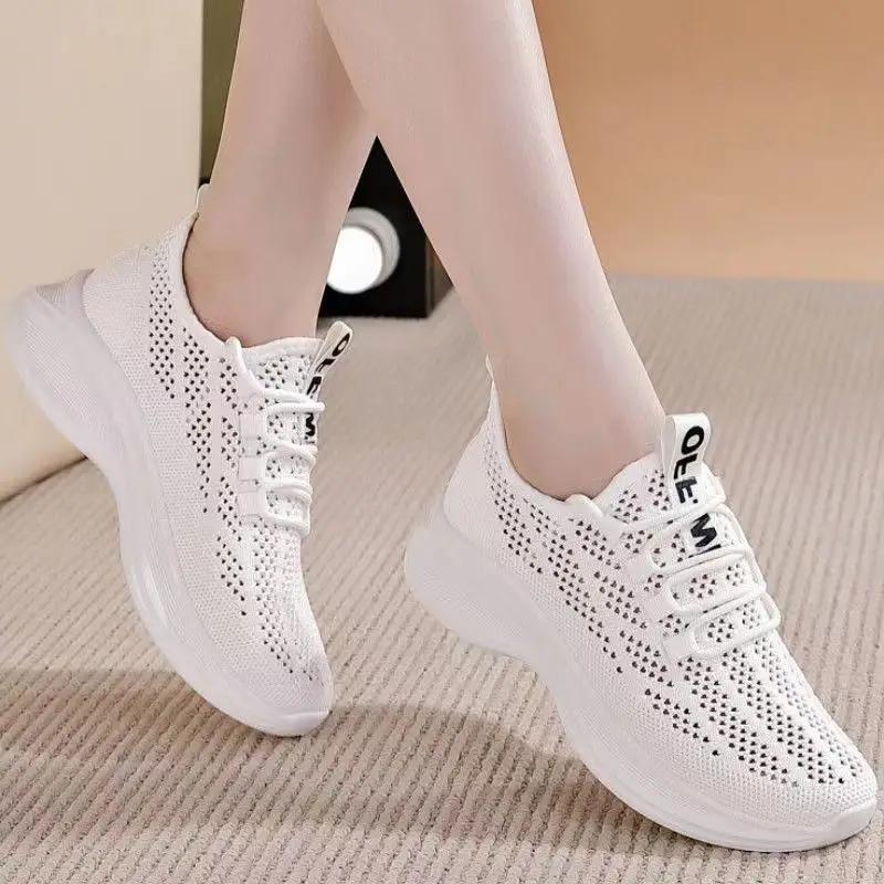 High on Platform Running Shoes for Women Y2k Fashion Designer Luxury Vulcanized Shoe Casual Original Cheap Offer Woman Footwear