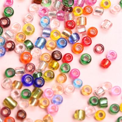 Home Partyzubehör Glas Halskette Rocailles Lose Perlen 3mm Ca. 2000 Stück Armband Handgemachtes Zubehör Ohrring DIY Transparent Für Schmuckherstellung