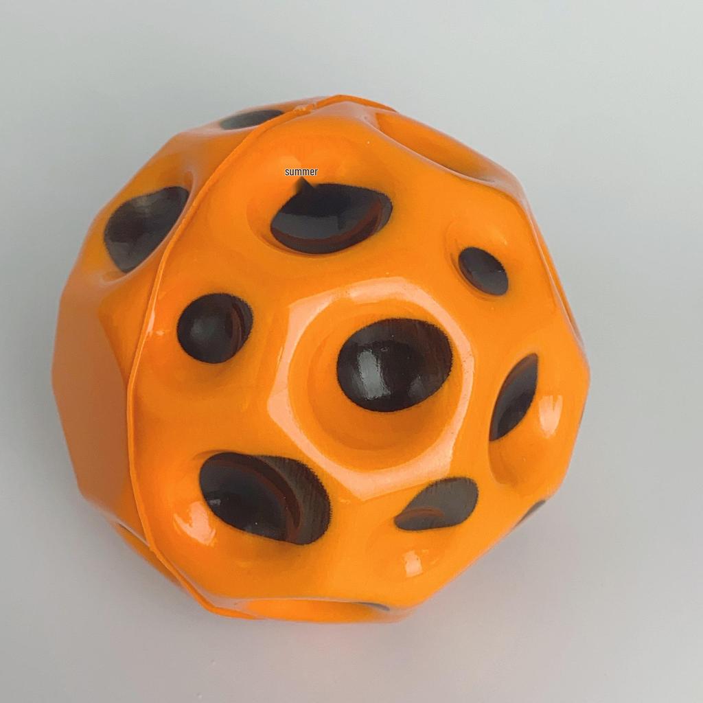 7cm High-Rebound PU Bouncy Ball - Coral Moon Rubber Wrist Toy, Hot Seller