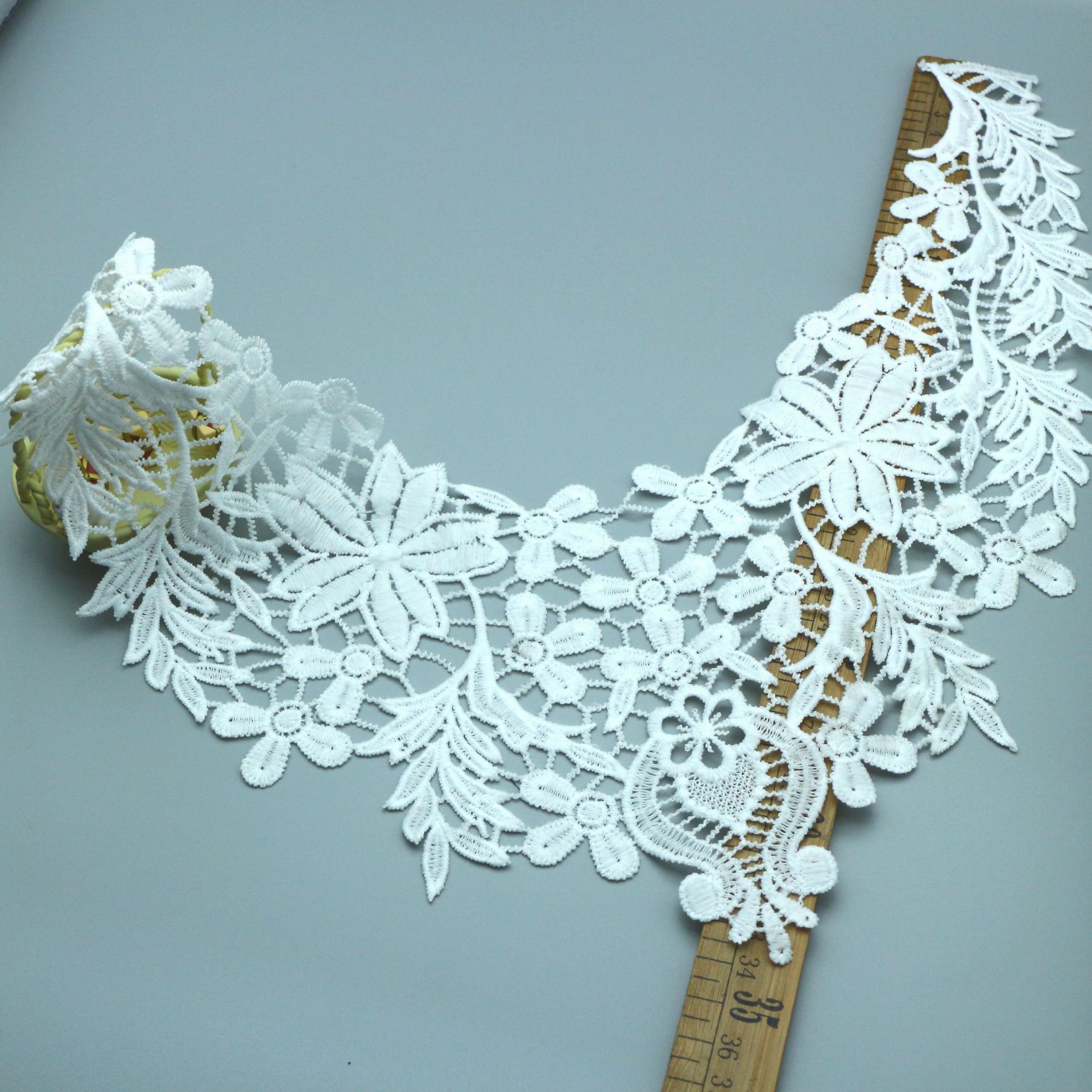 Аксессуары для одежды Вышивка Водорастворимая Воротник Воротник Корсаж Кружево Полый Накладной воротник Кружево Аксессуары для взрослых Накладной воротник 165A8