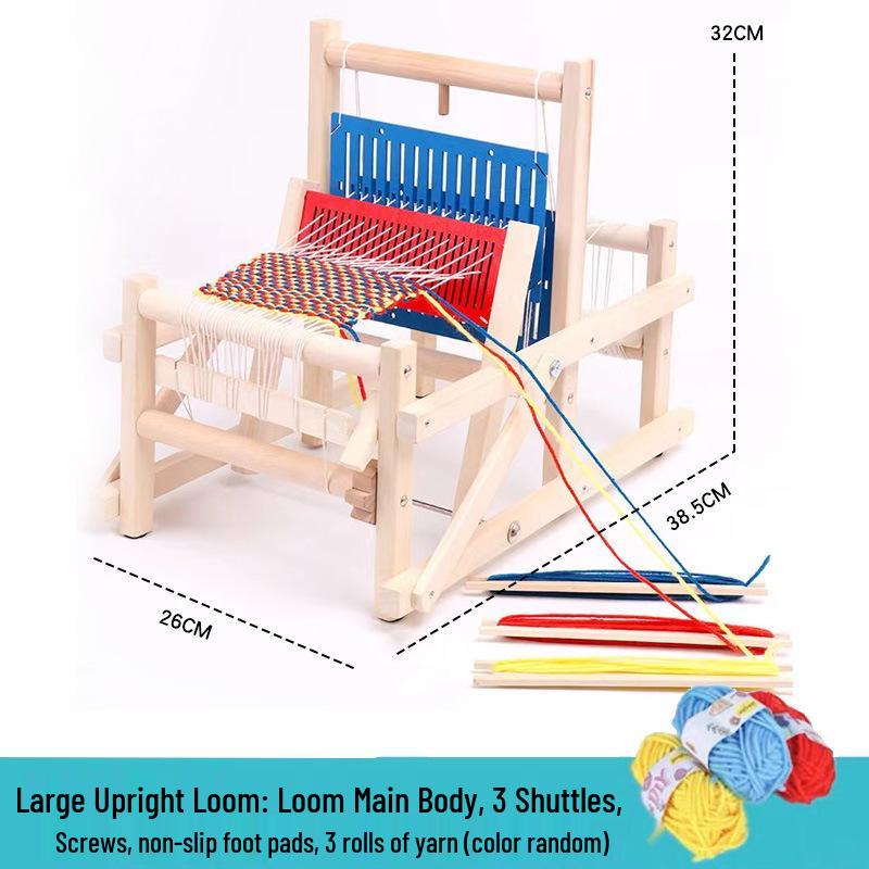 Children's Art Area Wool Knitting Board - DIY Weaving Material Kit for Kindergarten & Large Class Teaching