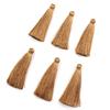 6pcs/lot 6 cm Polyester Tassel Colorful Tassel Cord Brush For Home Decor DIY Handmade Clothing Sewing Jewelry Making Accessories