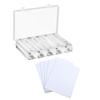 Clear Coin Storage Collection Holder Containers for w/ Foam Gasket Home Supply 1