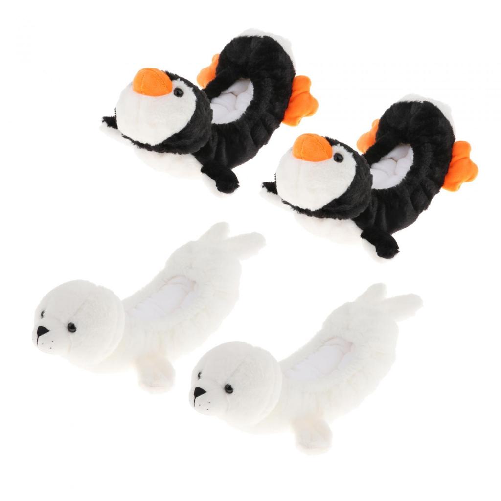 Ice Skate Blade Covers Soft Plush Hockey Skate Covers 35cm Skate Protect Durable Plush for Ice Figure Skating Training Penguin