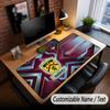 Large Mouse Pad Burnley Football Print Custom Name Text Desk Mat for Office Gaming