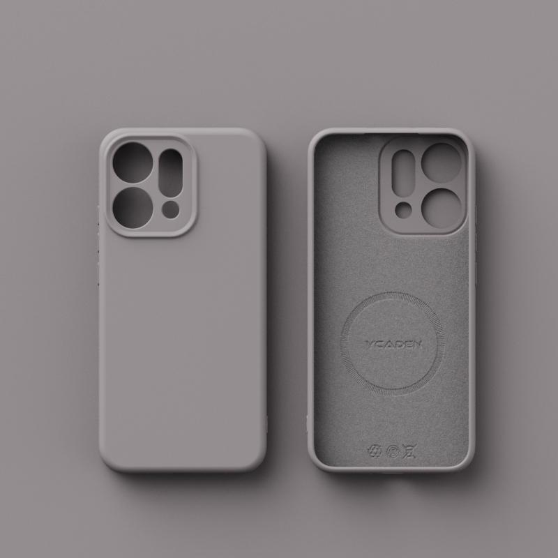 for Liquid Silicone Magnetic Case for OPPO Reno 14 Pro Magsafe Wireless Charging Soft Skin Smooth Cover Bumper Funda