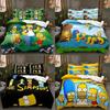 Pattern Simpsons The Digital Print Duvet Cover Pillowcase Set Bedding Bedroom