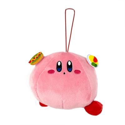 Kirby Leckerer Ausflug Mini Plüsch Maskottchen, Ca.. 11cm, mit Spielzeugdiamant (Voll ausgefüllter Kirby)