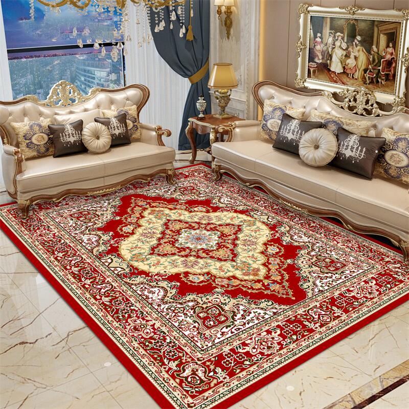 Artistic Retro Carpet for Home Bedroom Living Room Sofa Coffee Table Mat