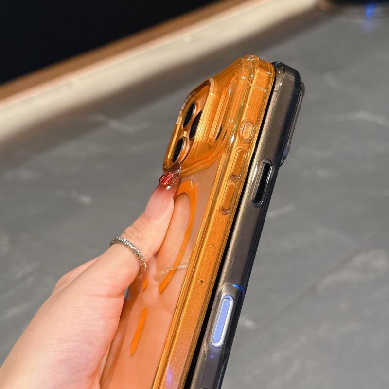 Luxury Ultra Thin Clear Acrylic For Magsafe Case for iPhone 17 Air 16 15 14 Plus 13 12 11 Pro Max Magnetic Wireless Charge Cover