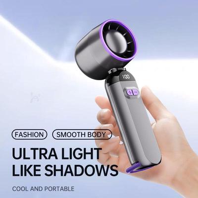 2026 Rechargeable Mini USB Dual-Airflow High-Speed Handheld Fan