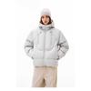 Double Pull Hooded Three-dimensional Short Couple Cotton Clothes Winter Women's New Loose Coconut White Warm Coat Men