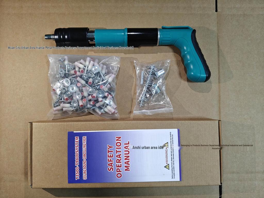 Silent Mini Nail Gun for Concrete and Walls