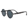 2025 Unisex Retro Round Metal Sunglasses - Trendy European American Fashion Glasses