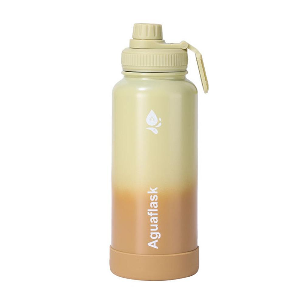 1L Sport Thermos Cup Gradient Thermal Water Bottle Tumbler Insulated Water Bottle  Fitness