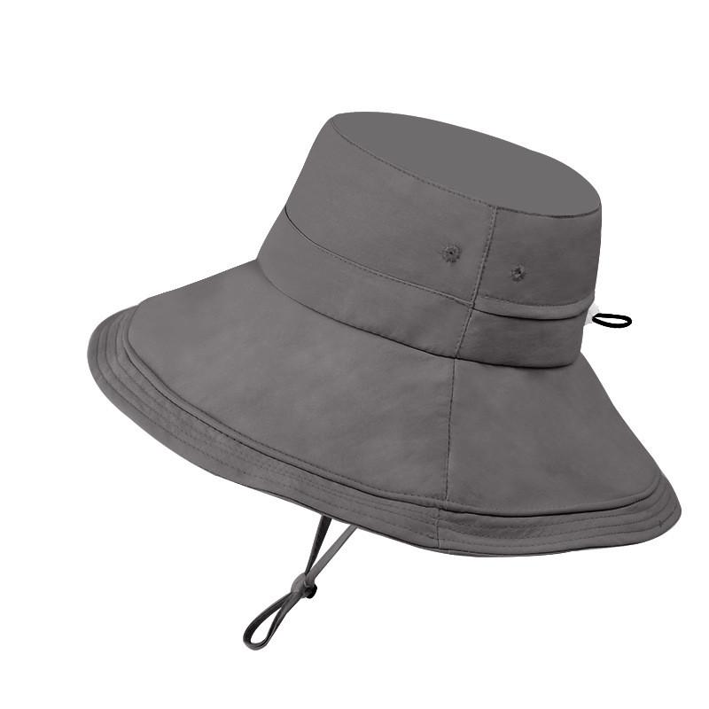 Outdoor Sun Protection Hat For Women Men With Waterproof Quickdry Nylon Wide Brim Summer Fishing Cap