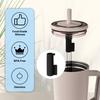 Tumbler Straw Set for Brümate Era 40oz Tumbler, Include 2pcs Tumbler Straw Cover Cap 4pcs Reble Tumbler Straw Replacement 1pcs Straw Cleaner Brush