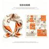 [111 Mulberry Silk] Spring and Autumn Versatile Colorful Scarf Small Scarf Silk Scarf 11cm Small Square Scarf Women