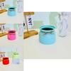 Plastic Edging Butterfly Bow Flower Pot With Macaron Colors For Wedding Hotel Faux Plant Decor