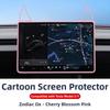 ZFX1 For New Tesla Screen Protector Frame Display Edge Body Cover Central Control Accessories For Tesla Model 3 Y Juniper 2026 2025