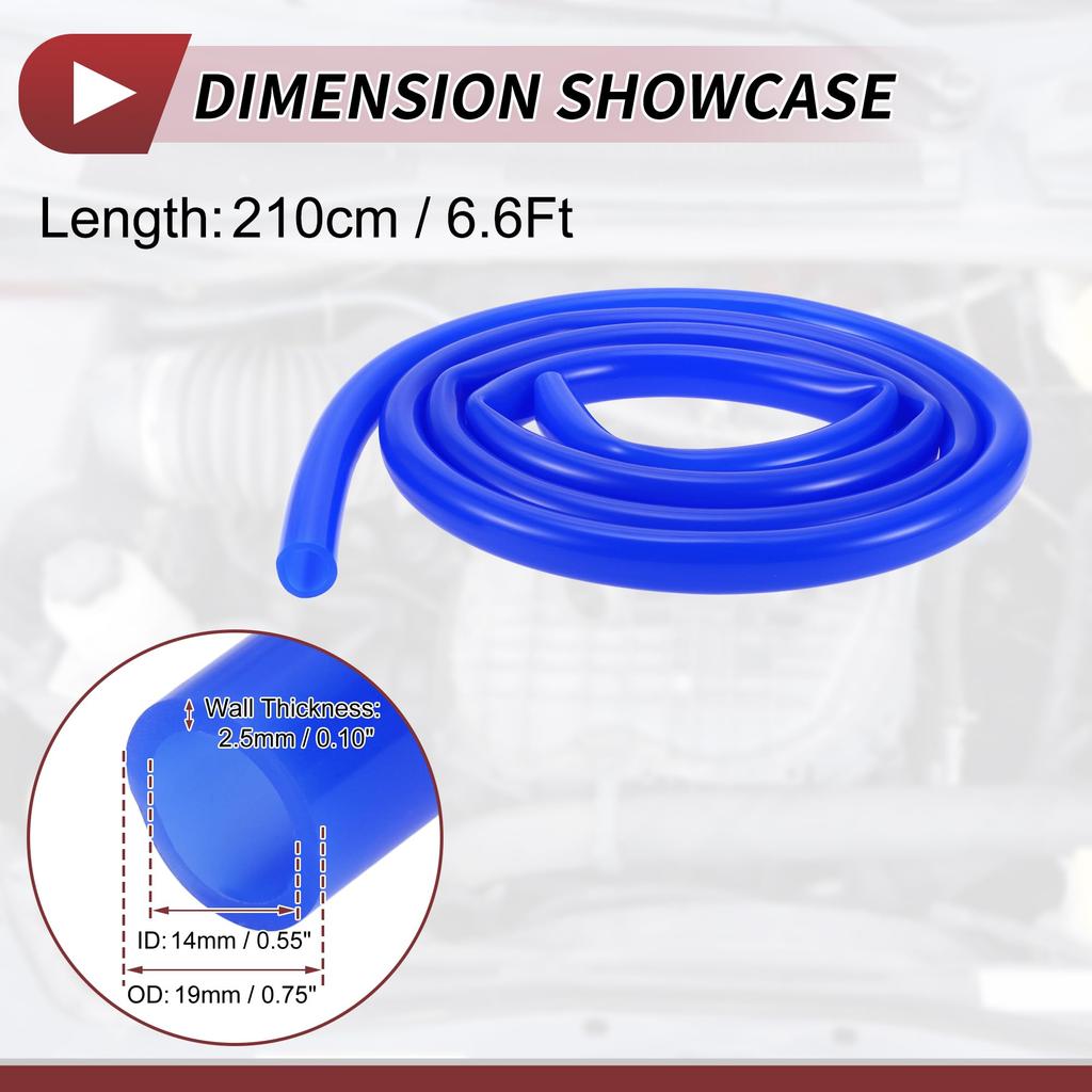 HEROFFIX Air and Silicone Vacuum Tube Hose High Temperature Automotive Vacuum Line 6.6ft