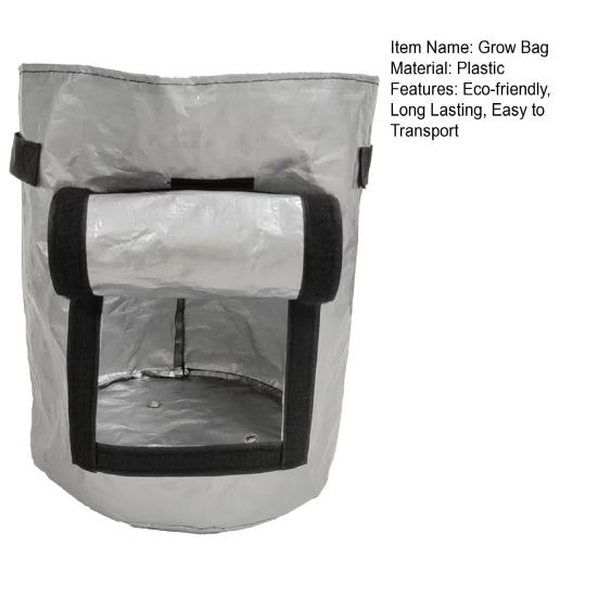 Garden Plant Grow Bag with Reinforced Handle Excellent Drainage Easy To Transport Breathable Reusable Plant Growing Bag
