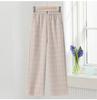2026 Winter Fashionable High-Waisted Woolen Straight-Leg Pants for Mid-Aged Women: Stylish, Slightly Stretchy, and Casual