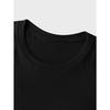 European Size Summer Hand-Painted Floral Printed Round Neck Short Sleeve T-Shirt