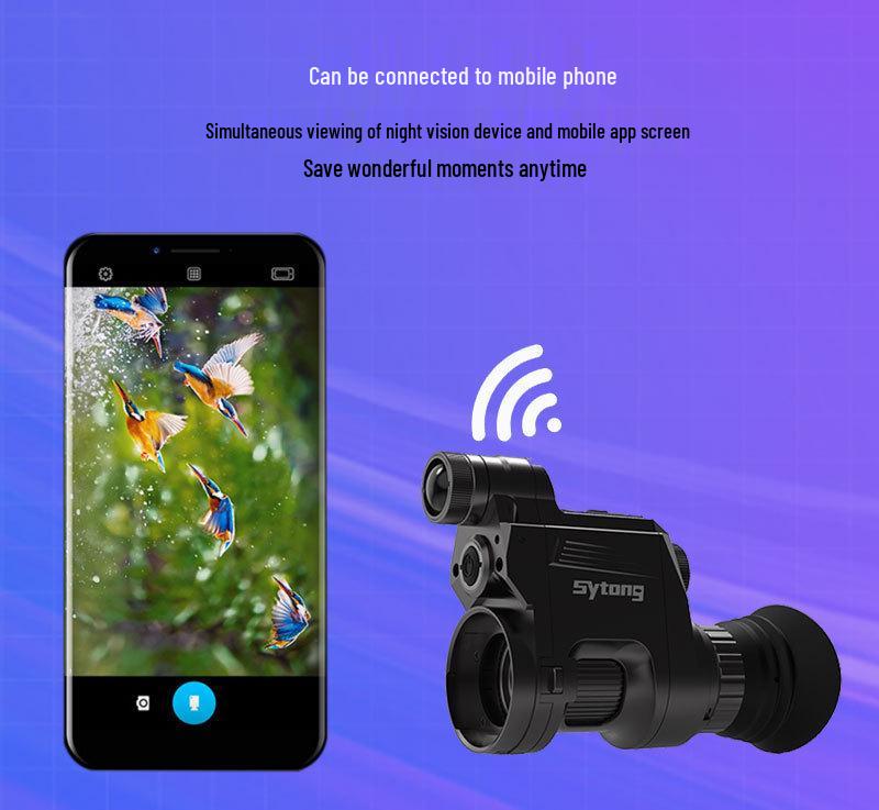 SYTONG HT-66 Night Vision Device: Infrared, Digital, HD, WiFi, Day/Night Dual-Use for Outdoor Photo & Video.