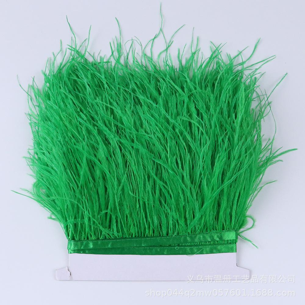 Color 10-15Cm Ostrich Hair Cloth Edge 53 Colors Wedding Clothing Accessories Diy