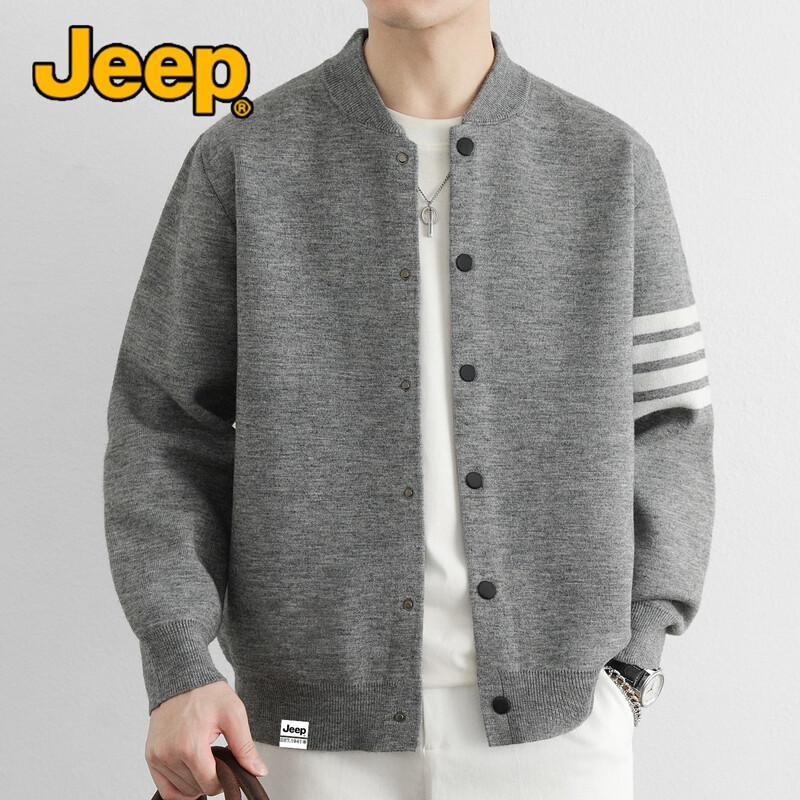 JEEP Men's Casual Knit Cardigan Jacket