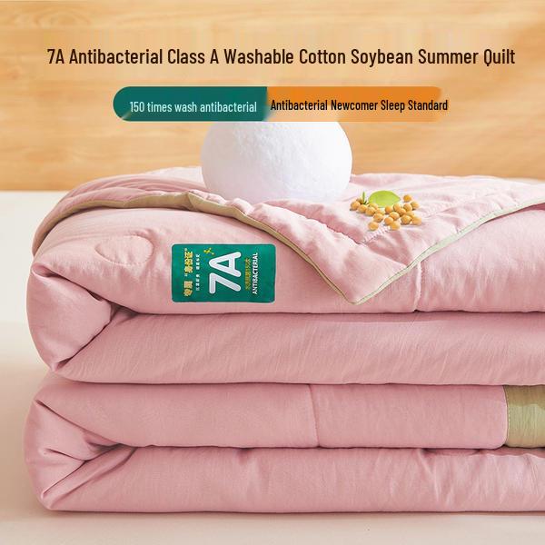 7A Antibacterial Washable Summer Cotton Quilt - Machine Washable, Mother and Baby Grade