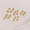 14K Gold Filled Color Retention Faceted Pumpkin & Lantern Rhombus Beads Spacer DIY Bracelet Jewelry Materials