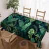 Tropical Leaves Rectangle Table Cloth for Table Decor Kitchen Dining Patio Waterproof Reusable Tablecloth for Table Dining Room