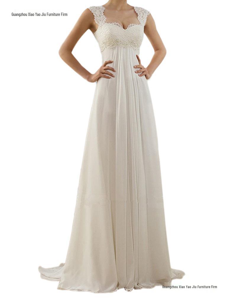 Europäisches & Amerikanisches Sexy Spitze Stich Abendkleid - Langes Damenkleid