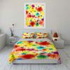 Colorful Star-shaped Splatter. Bedding Sets Duvet Cover Sets Duvet Covers Pillowcases(1 * Duvet Cover 2 * Pillowcases Without Duvet Insert)