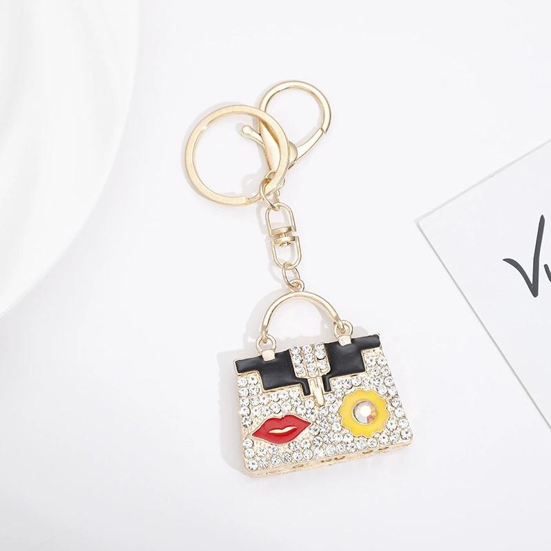 Fashion Cute Crystal Women Rhinestone Bag Lady Wedding Jewelry Trinket Car Girl Gift Bag Charm