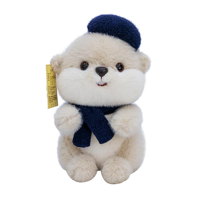 Beaver Plush Scarf Toy & Pillow - Cute Birthday Gift for Girls