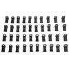 40Pcs Plastic Non Slip Clothespins Sock Laundry Clips with Hanging Hooks for Laundry Washing