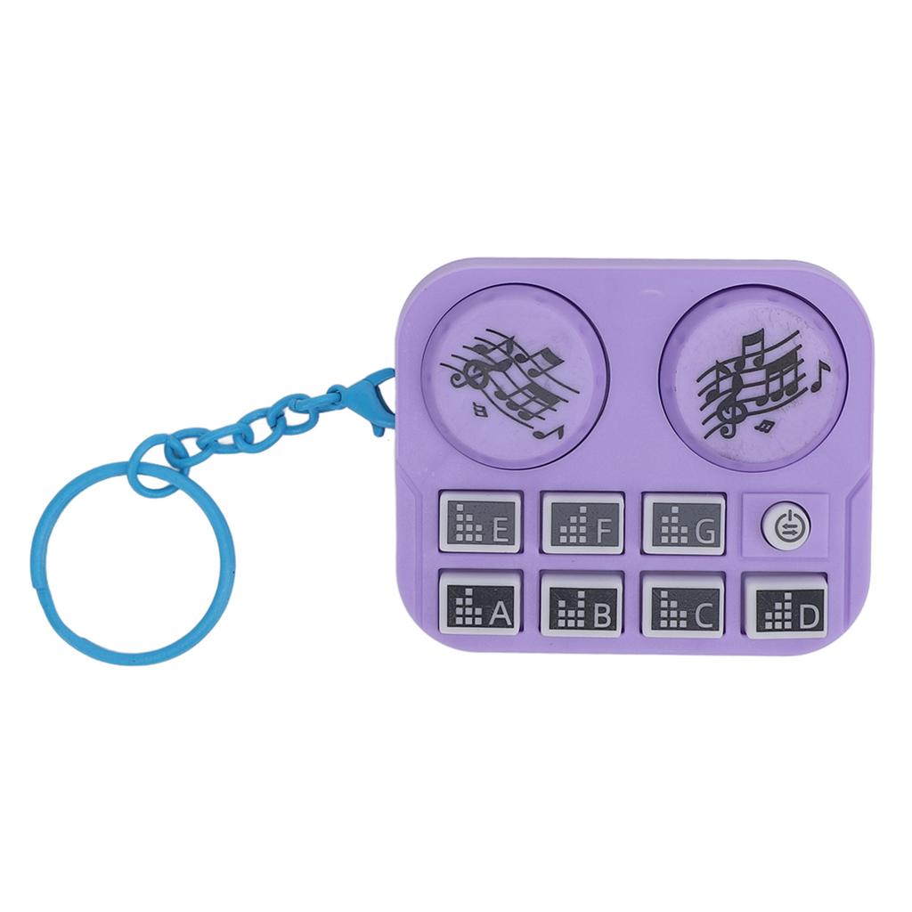 Mini Keychain Colorful Lights DJ Disc Player Design Automatic Play and Self Press Mode Portable DJ K