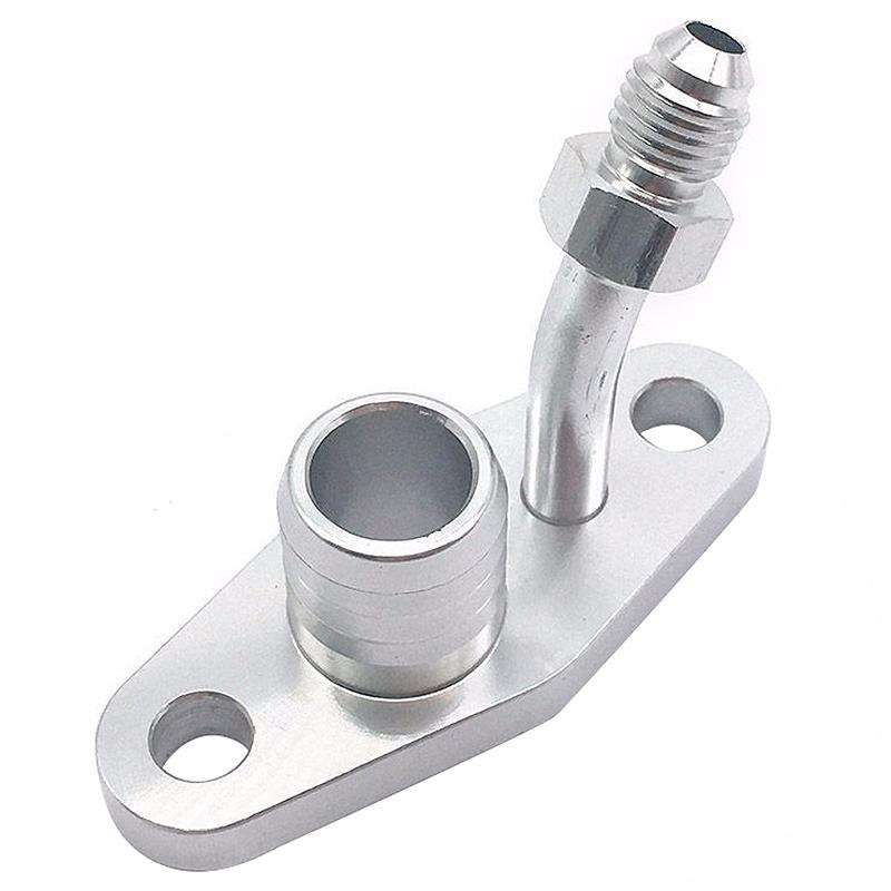 Premium Turbo Oil Feed Return Flange For TOYOTA CT9 CT12 CT20 CT26 4AN Feed With 20Mm Barb