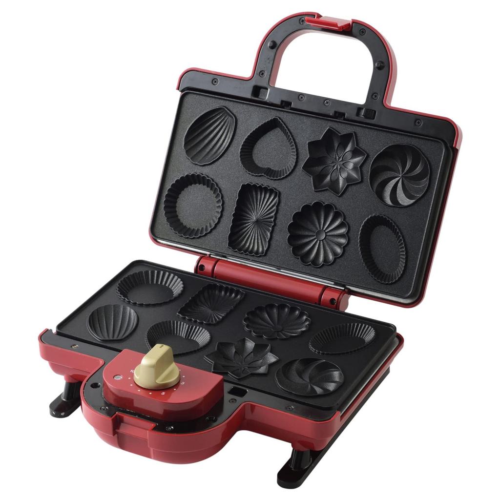BRUNO Electric Hot Sandwich Maker with Double Petit Gateau Plate, BOE044-GATEAU, for Breading All the Way To the Crust